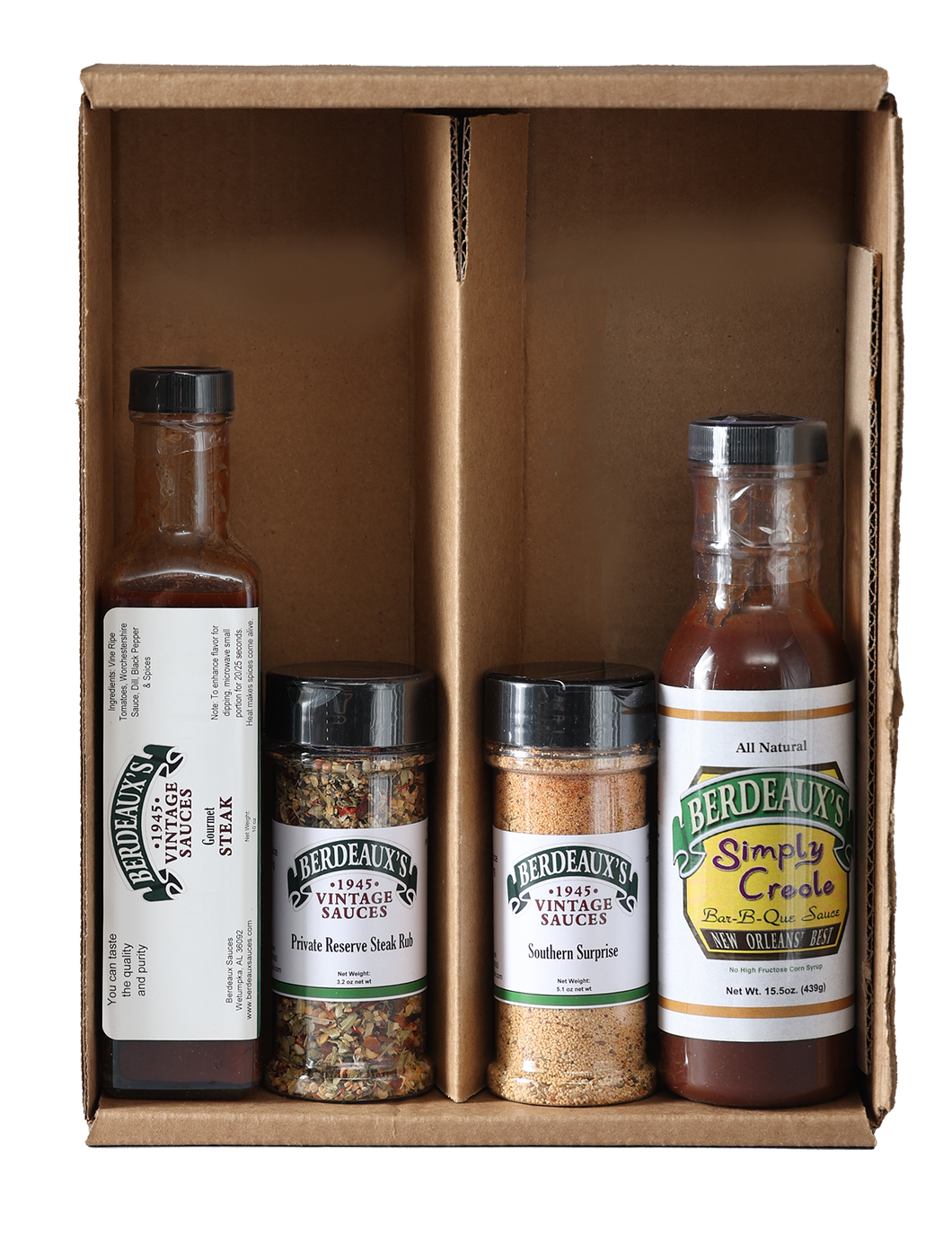 Pick Your: 2 Sauces + 2 Seasonings